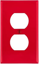 RED WALLPLATE 1GANG 80703-R