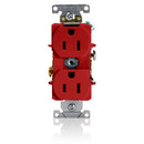 Leviton 15 Amp Duplex Outlet, Industrial Grade, 5252-R