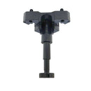 EUROFIT-Cabinet Leg with Dowel (Knock-in) - Black - Plastic - Flat Base CL-MT180K