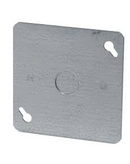 Vista Square Box Cover 52C6, 4" Square Cover with 1/2" Centre Knockout
