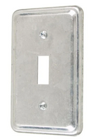 Utility Metal Box Cover 11C5, 2-3/8" Wide - Single Switch