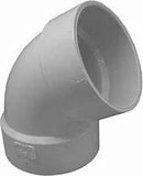 4" PVC DWV Long 60 degree Elbow
