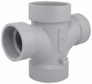 1-1/2 in. PVC DWV All Hub Double Sanitary Tee