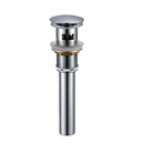 NRD-40F-BN Pop Up Drain With Overflow Brushed Nickel
