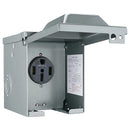 50A 120/240V 14-50R Outdoor Raintite Receptacle Enclosure (CU/AL)