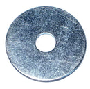 Fender Washers, Steel, Zinc Plated, 3/8"