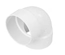 4 in. Hub x Hub PVC S&D 90-Degree Elbow Fitting
