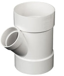 4"X4"X2" PVC 45 Degree Wye DWV Sanitary