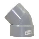 2 inch 45 degree PVC DWV Short Turn Elbow - SpxH
