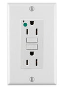 LEVITON - WHITE HOSPITAL GRADE SELF TEST NON TAMPER RESIST GFCI 15A 125V