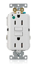 LEVITON - WHITE HOSPITAL GRADE SELF TEST NON TAMPER RESIST GFCI 15A 125V