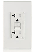 LEVITON - 20 Amp, 125 Volt Dual Function AFCI/GFCI Receptacle