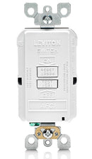 LEVITON - WHITE AFCI BLANK FACE LIGHTED 20A-125V