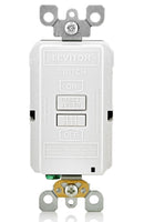 LEVITON - BK WH SELFTEST GFCI FACELESS SLIM LIGHT 20A125V