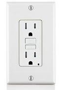 LEVITON - WHITE SELF TEST TAMPER RESISTANT GFCI 15A-125V