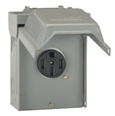 Midwest U054P 5X7 50A 120/240V 14-50R Outdoor Raintite Receptacle Enclosure