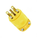 LEVITON - 15 Amp, 250 Volt, NEMA 6-15P, 2P, 3W, Plug - Yellow