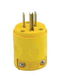 LEVITON - 15 Amp, 125 Volt, NEMA 5-15P, 2Pole, 3Wire, Plug-Yellow