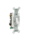 LEVITON - WHITE SWITCH STANDARD TOGGLE 2POLE 20A120/277VAC