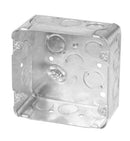 BOX 72171K - 72171-K  4-11/16" Square box 2-1/8" Deep w/knockouts
