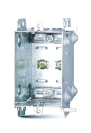 Gangable device box with cable clamps, 3" x 2" x 2-1/2"
