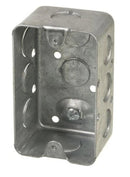 Non-Gangable Utility Box 1110 - 1-7/8" Deep Utility Box w/knockouts （1-pack）