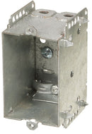 2104-LLE - 2 1/2"Deep Box - 1 Gang w/Nailing Loop & Clamps （1-pack）