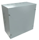 N1 Screw Cover w/KO's - 12 x 12 x 6 - Steel/Gray