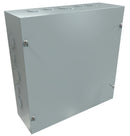 N1 Screw Cover w/KO's - 12 x 12 x 4 - Steel/Gray