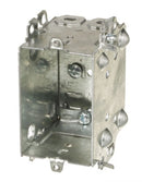 Gangable Box 1104-LHA 2-1/2" Box w/Armoured Clamps