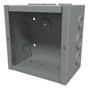N1 Screw Cover w/KO's - 6 x 6 x 4 - Steel/Gray - CSKO664