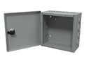 N1 Hinge Cover w/KO's - 8 x 8 x 4 - Steel/Gray