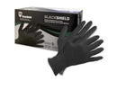 NBL50-M Black 5 mil nitrile disposable powder free gloves, Medium Size