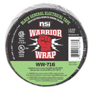 General Purpose Easy Wrap Electrical Tape, 0.75" Width, 60' Length, 0.007"" Thick, Black