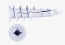 Twister || Nylon Anchor + SCREW, 8X1-1/2