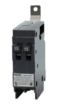 B1515 Duplex 15A-15A Bolt-on Circuit Breaker