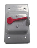 PVC WP SING. GANG COV. TOGGLE SWITCH