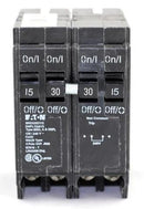 Cutler-Hammer Quad 1P15/2P30/1P15 Plug In 120/240, CSA, UL approved