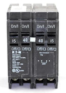 Cutler-Hammer Quad 1P15/2P40/1P15 Plug In 120/240, CSA, UL approved
