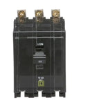 Square D Bolt On Circuit Breaker, 3-Pole, 50 Amp, 120/240VAC