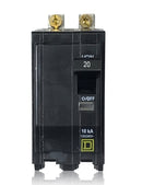 Square D Bolt On Circuit Breaker, 2-Pole, 20 Amp, 120/240VAC