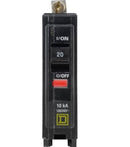 Square D Bolt On Circuit Breaker, 1-Pole, 20 Amp, 120Vac,
