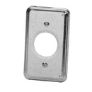 Single Receptacle 15 Amp Utility Box Cover - 1 13⁄32" Diameter Hole, Model 11C3