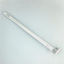 Metal Chrome White Color Shelf Slat Wall Hook For Glass Bracket and Supermarket Display (L/R)