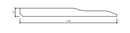 Molding: B-02 Two Steps Baseboard 5"