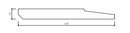 Molding: B-04 Bevel Steps 5"