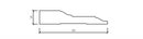 Molding: C-02 Two Steps Casing 3-1/2"
