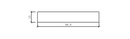 Molding: C-08 Flat Stock 3-1/2"