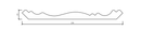 Crown Molding: CR-01 Crown Milan 8"