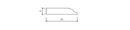 Molding: D-03 Doorstop 1-3/4" x 10'